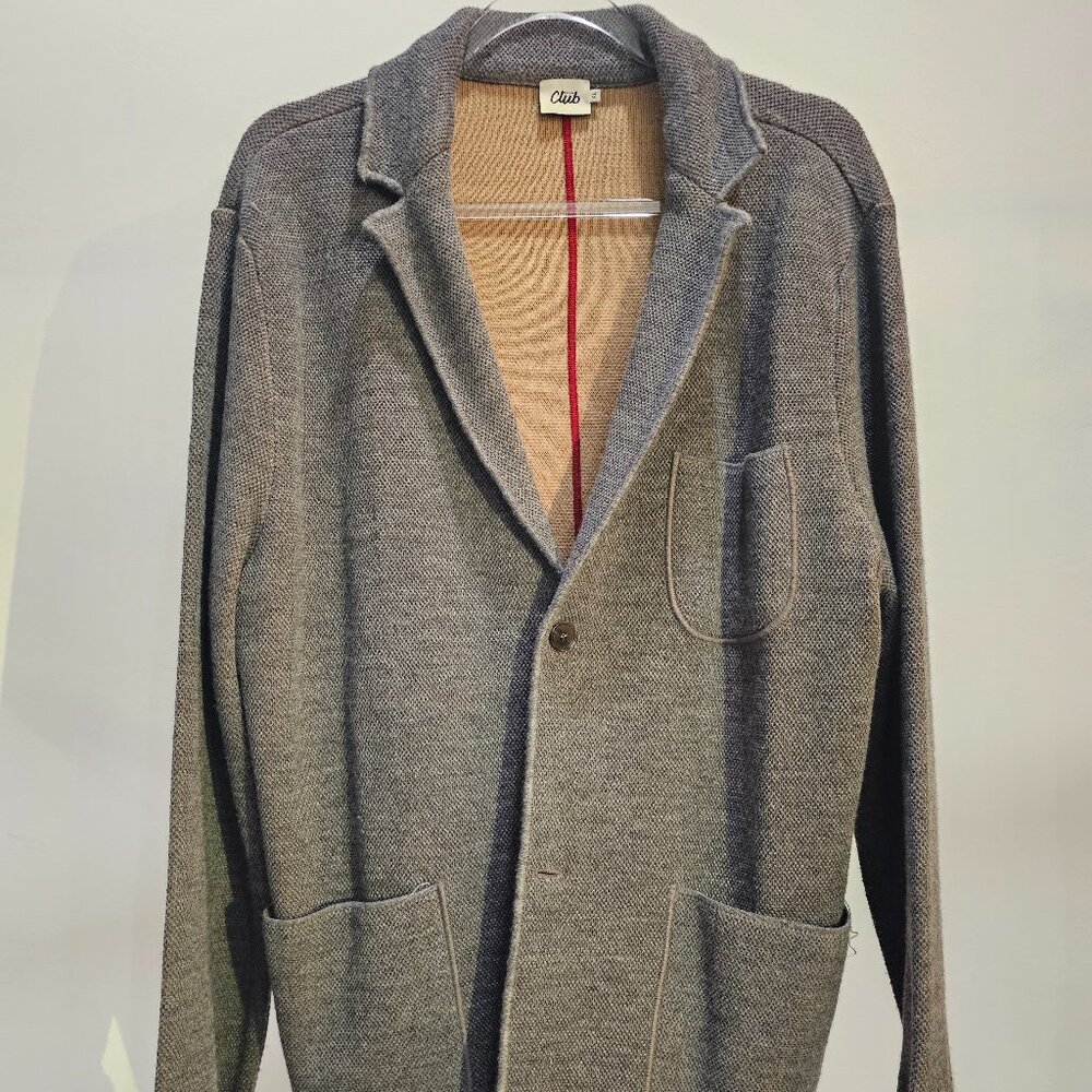 Club Knit Casual Cardigan-Style Overcoat